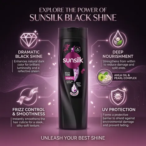 Sunsilk Black Shine Shampoo 300ml (Thailand)