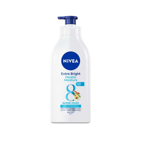 Nivea Extra Bright Double Moisture Body Lotion 550ml (Thailand)