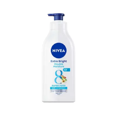 Nivea Extra Bright Double Moisture Body Lotion 550ml (Thailand)