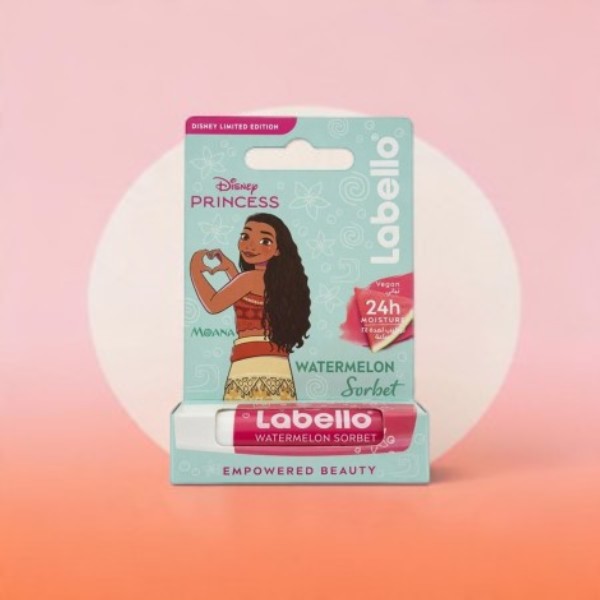 Labello Disney Princess Moana Watermelon Sorbet Lip Balm 4.8g (Germany)