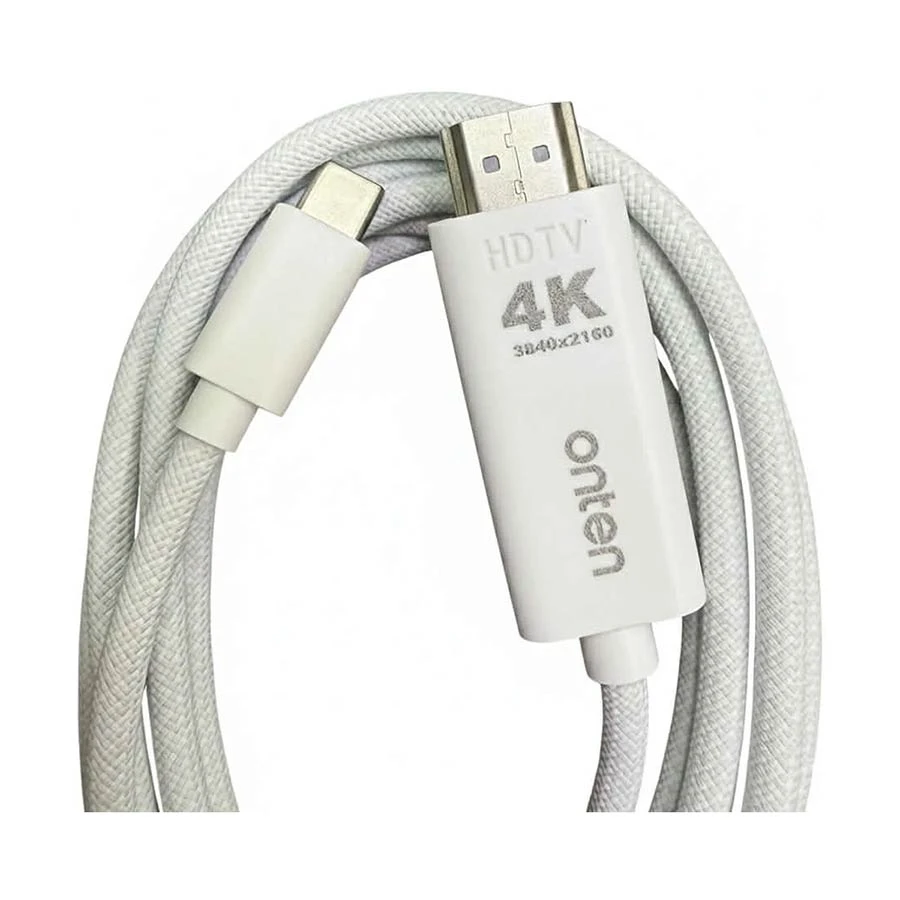 Onten OTN-UC508 USB-C to HDMI 4K Cable 1.8 Meter White