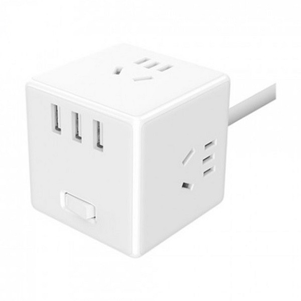 Xiaomi Mijia Magic Cube 3 USB Ports Power Strip Adapter