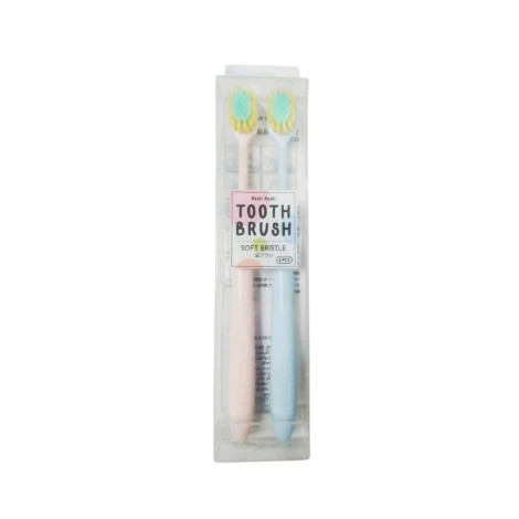 Moshi Moshi  Soft Bristle Toothbrush Twin Pack (Thailand)