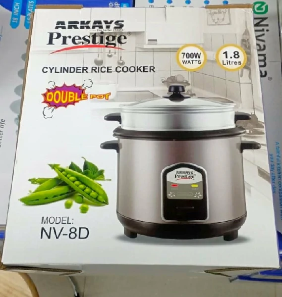 Prestige NV-8D Double Pot Cylinder Rice Cooker