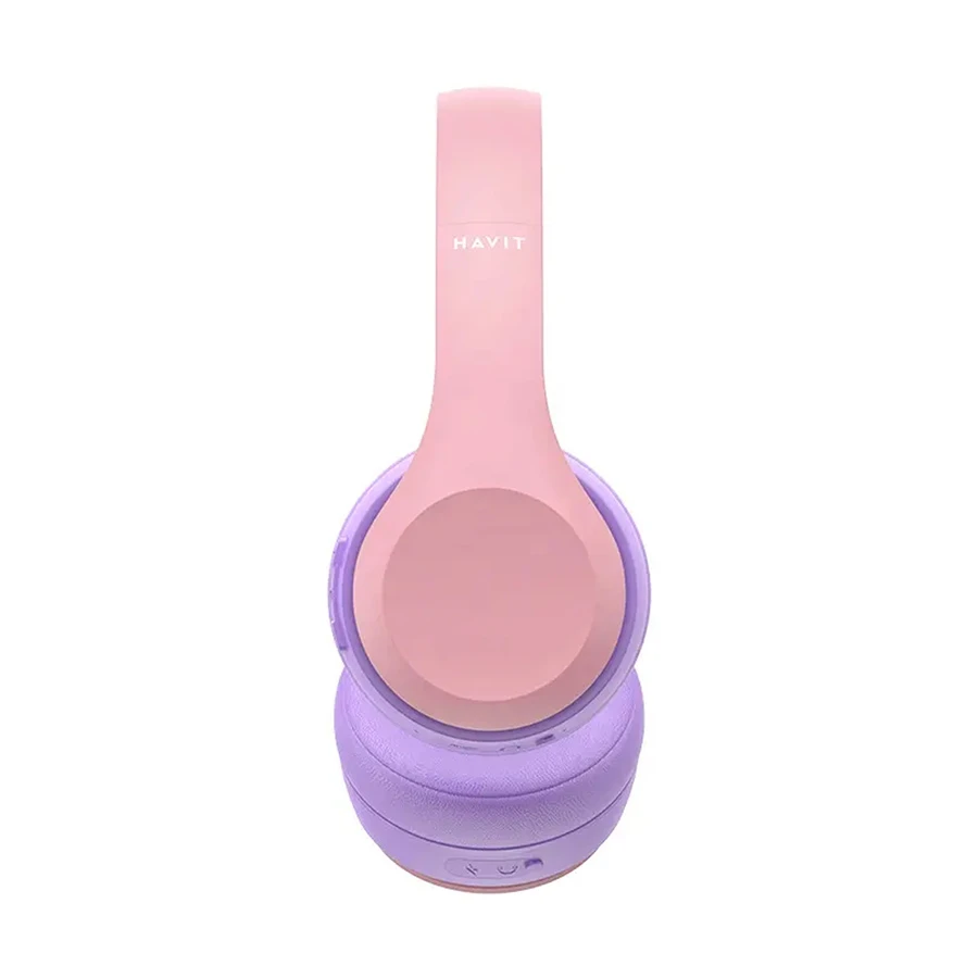 Havit H626BT Bluetooth Pink Over-Ear Kids Headphone