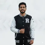 Men's Premium China Varsity Jacket ( Black+White)