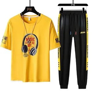 Men's T-Shirt & Full pant Set