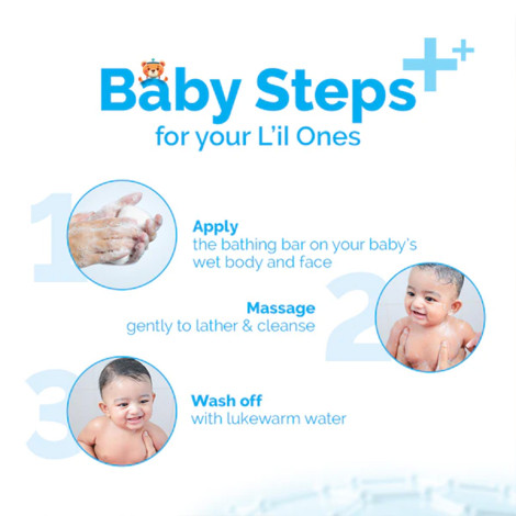 Mamaearth Baby DermaSoft Bathing Bar 75g (India)