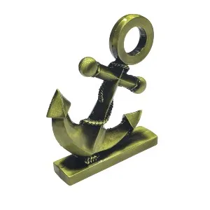 Metal Alloy Ship Anchor Decoration