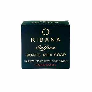 RIBANA Saffron Goats Milk Soap (110gm)