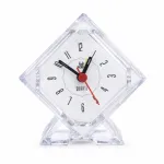Foldable Travel Alarm Clock (BE Model) – Compact Portable Quartz Analog Clock with Night Light, Battery Included