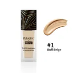 Imagic x Unique Full Coverage Foundation Natural & Flawless - 01 Buff Beige (China)