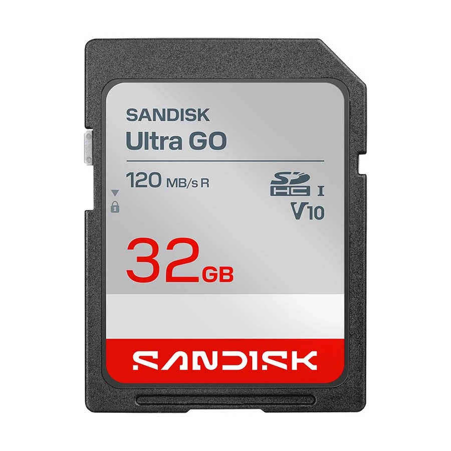 SanDisk Ultra Go 32GB SDXC UHS-I U1 Class 10 V10 Memory Card