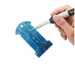 New V908 60W Adjustable Temperature Electric Soldering Rework Repair Tool with 5pcs Solder Tips