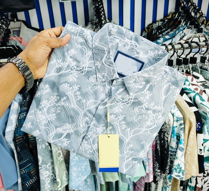 Men's Pure Cotton Full Sleeve Print Shirt, Slim Fit, 3 Colours