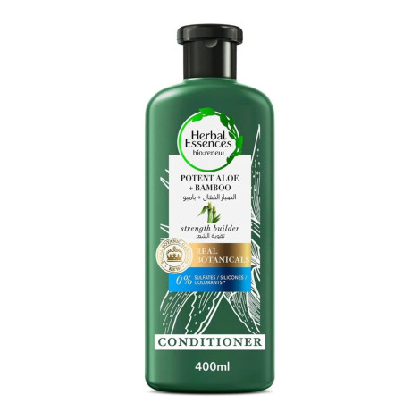 Herbal Essences Potent Aloe + Bamboo Conditioner 400ml (Saudi Arabia)