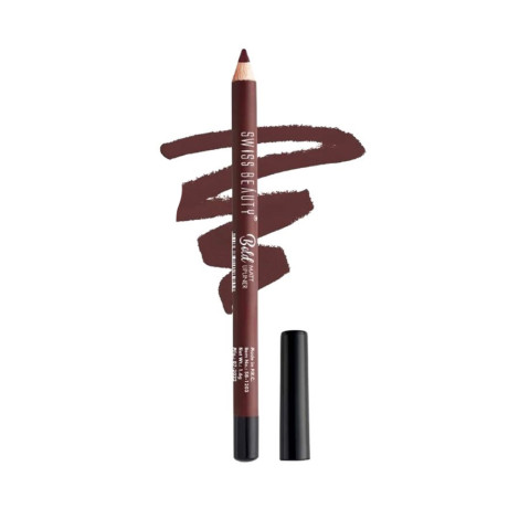 Swiss Beauty Bold Matte LipLiner - 12 Dark Choclate (China)