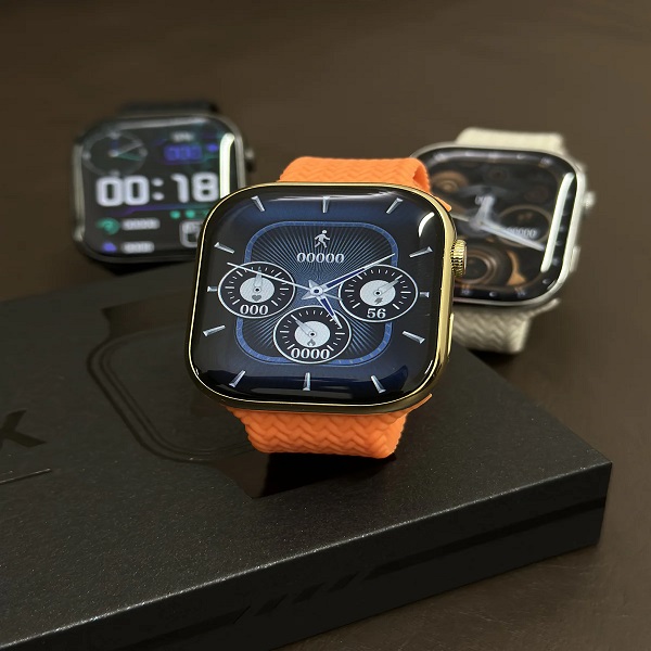 WS-S9 MAX Smartwatch with AMOLED Display and 2 Strap