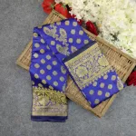 Premium Silk Katan Saree (Blue, Light Pink, Maroon, Black, Lavender)