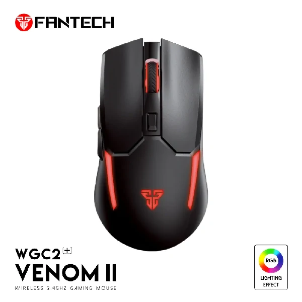 Fantech VENOM II WGC2+ RGB Wireless Gaming Mouse