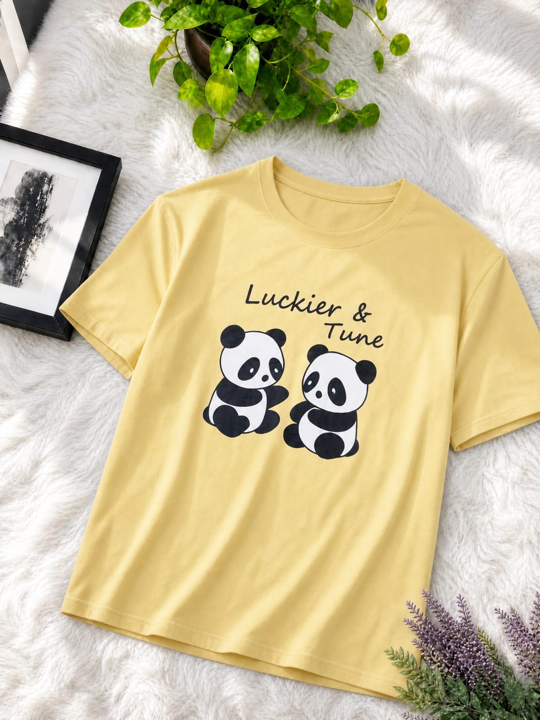 Women's 160 GSM Cotton Drop Shoulder Tee, DTF Print, 25 Inch Length