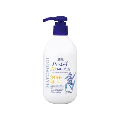 Reihaku Hatomugi UV Care & Moisturizing The UV Milky Gel SPF50+ PA++++ 250ml (Japan)
