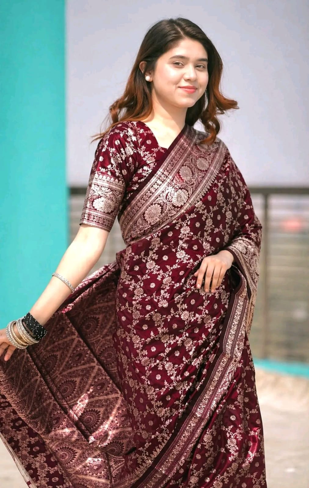 Royal Banarasi Katan Wedding and Festive Saree