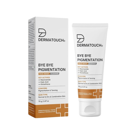 Dermatouch Bye Bye Pigmentation Face Wash 70g (India)