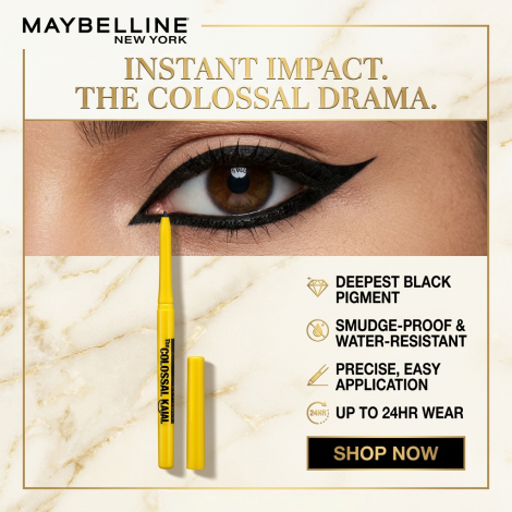 Maybelline The Colossal Kajal Deep Black 0.35g (India)