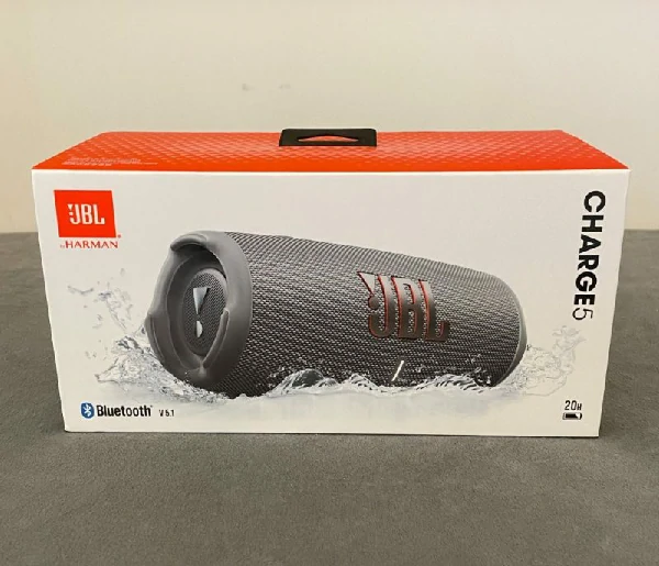 JBL CHARGE 5 Portable Waterproof Bluetooth Speaker – Black Color