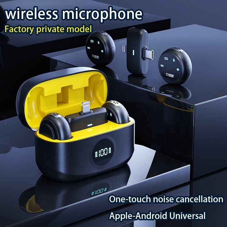 K31 PRO COLLAR CLIP BUTTON WIRELESS MICROPHONE FOR ANDROID & IOS