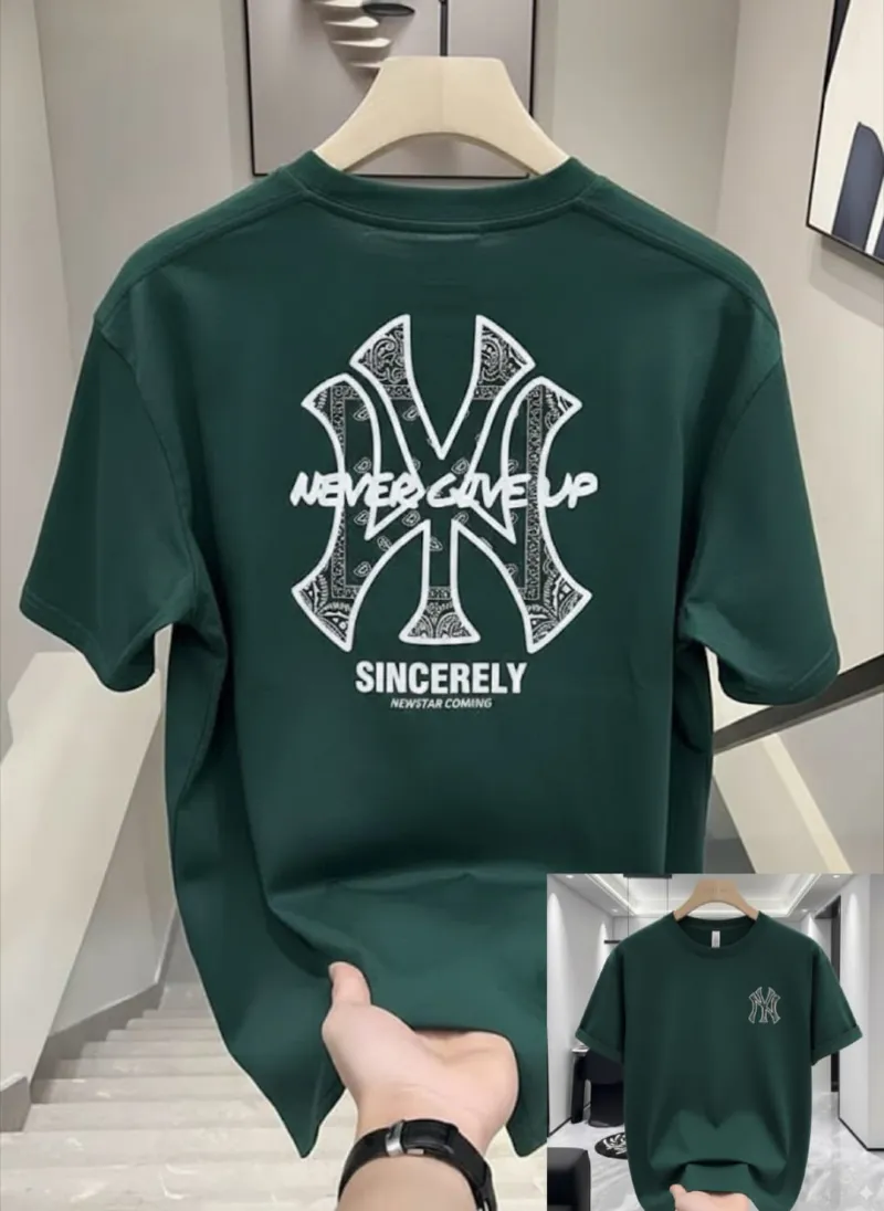 Men's Soft Breathable Drop Shoulder T-Shirt, 220 GSM, DTF Print