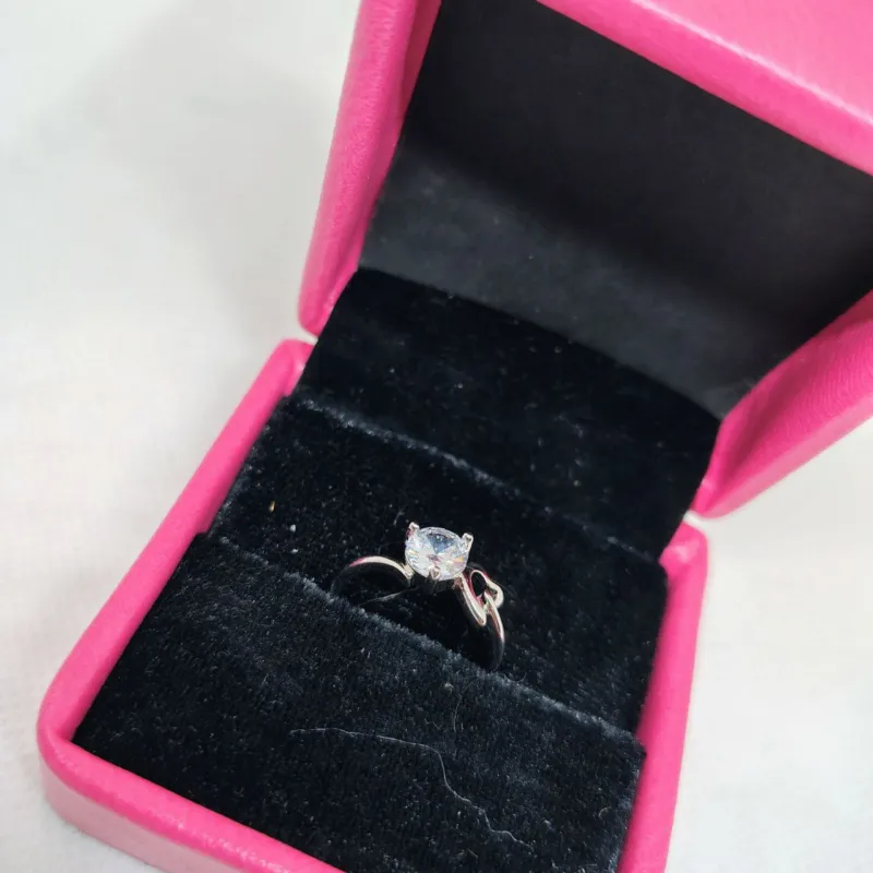 Heart Knot Adjustable Ring