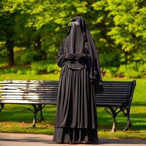 Samiya Borka Set Hijab with Niqab