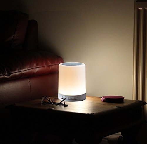 Touch Lamp Portable Bluetooth Speaker with Smart Colour Changing Touch Mode Night Lamp
