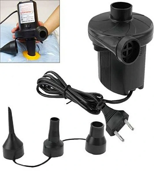 Electric Air Pumper for Inflatable Furniture – Black