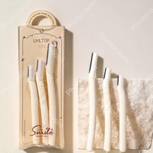 Lmltop Like Smile Eyebrow Razors - 3-Piece Beauty Tool Set