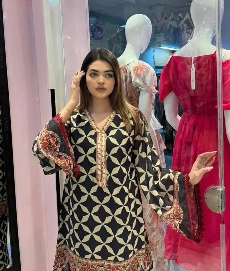 Women's Dress Set with 39 Inch Length, Sizes 38 to 46