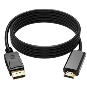 Display port to hdmi cable 1.5m-Dp Male to Hdmi Male cable 1.5m -black
