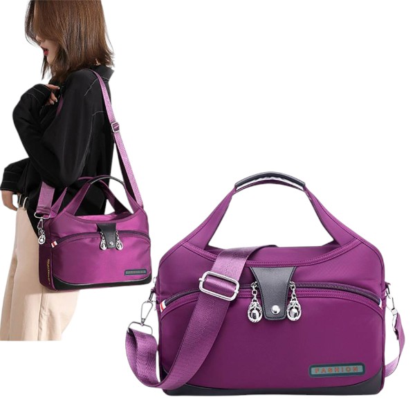 Large Capacity Waterproof Anti-theft Fashion (purple)