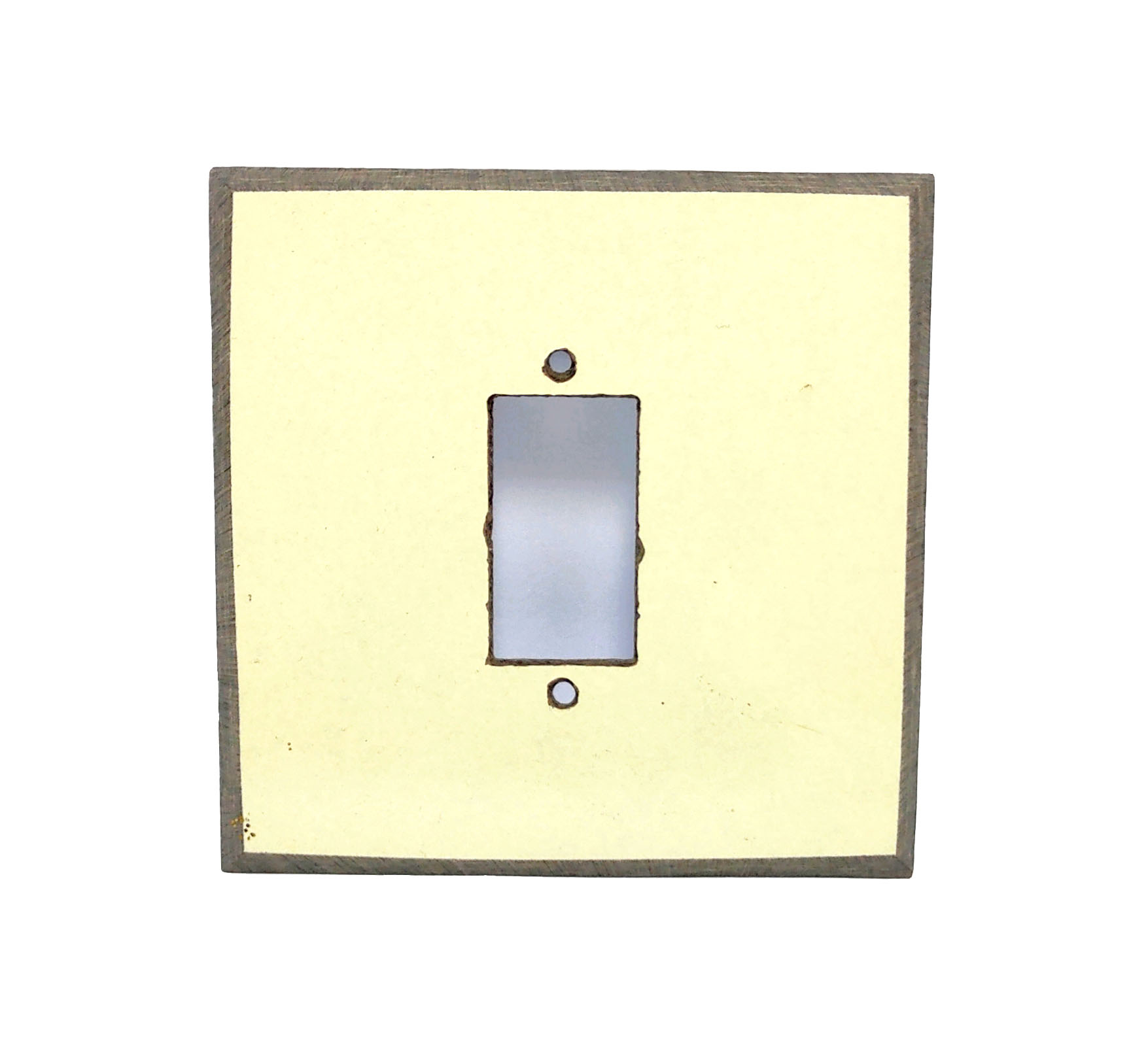 1 Hole Fiber Switch Board Off-White