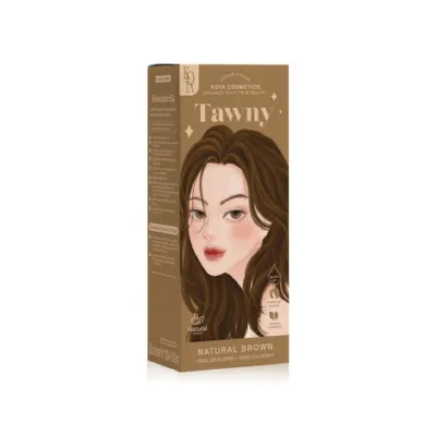 Kota Hair Color Cream Tawny - Natural Brown (Thailand)