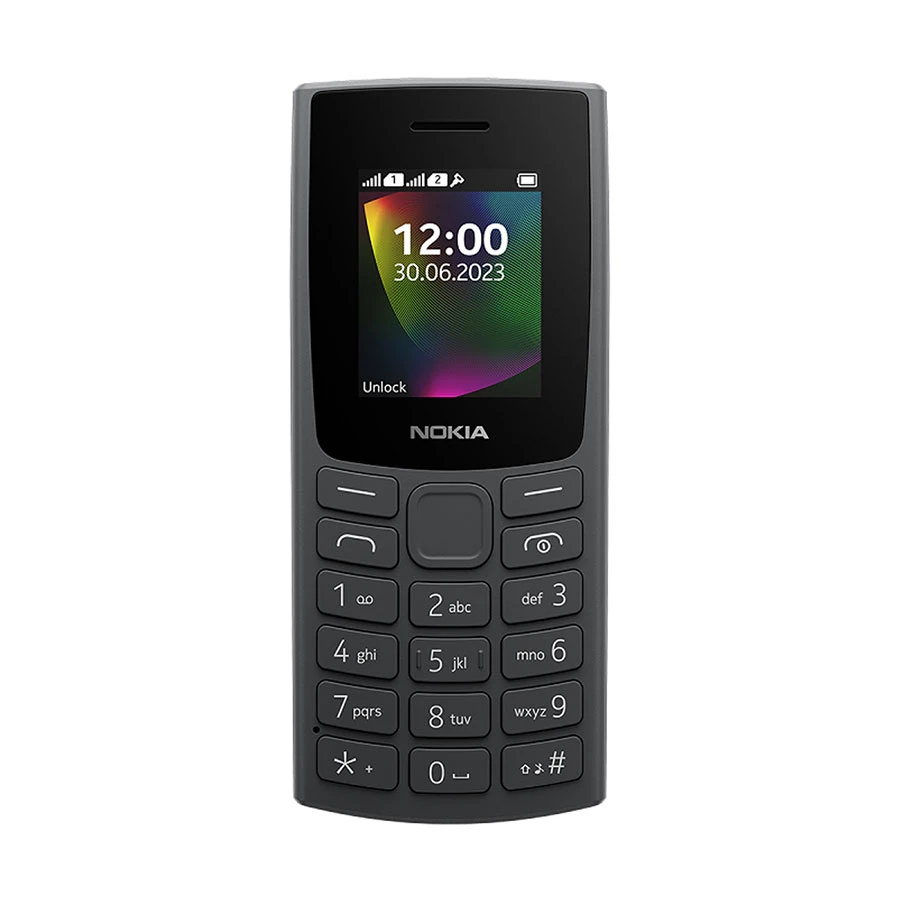Nokia 106 DS (2023) Charcoal Feature Phone (Dual Sim)