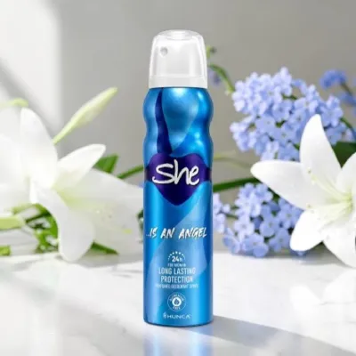 She Is An Angel Long Lasting Protection Perfumed Deodorant Spary 150ml (Turkey)