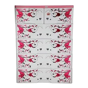 RFL Wardrobe Double 5D KD Elegant Pink