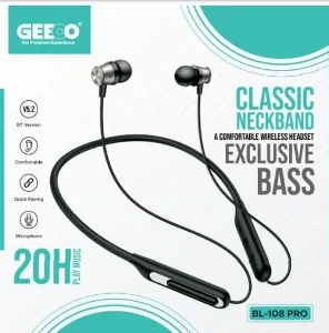 Geeoo BL-108 Pro In-Ear Earphone Neckband