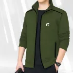Men's Premium china Bonded Jacket (olive)