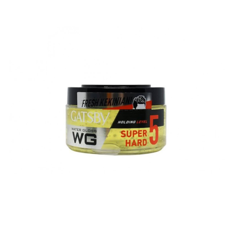 Gatsby Water Gloss Level 5 Super Hard Hair Gel 30g (Indonesia)