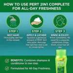 Pert Complete 2in1 Shampoo + Conditioner 400ml (Canada)