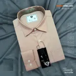 Men's Pure Cotton Full Sleeve Formal Shirt, Geometric Pattern